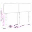 vidaXL Fejtámla fejtámlával Szürke Sonoma 160 cm Faanyag