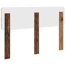 vidaXL Fejtámla fejtámlával Öreg fa 160 cm Faanyag