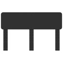 vidaXL Fejtámla fejtámlával Fekete tölgy 150 cm Faanyag