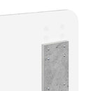 vidaXL Fejtámla Beton Szürke Szerelt fa