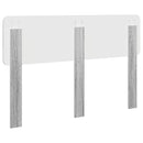 vidaXL Fejtámla fejtámlával Szürke Sonoma 150 cm Faanyag