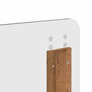 vidaXL Fejtámla fejtámlával Öreg fa 150 cm Faanyag