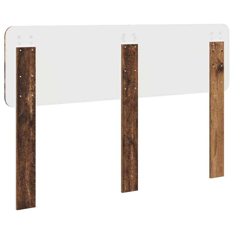 vidaXL Fejtámla fejtámlával Öreg fa 140 cm Faanyag