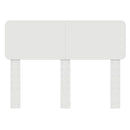 vidaXL Fejtámla fejtámlával Fehér 135 cm Faanyag