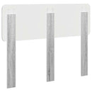 vidaXL Fejtámla fejtámlával Szürke Sonoma 135 cm Faanyag