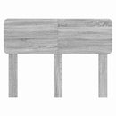 vidaXL Fejtámla fejtámlával Szürke Sonoma 135 cm Faanyag