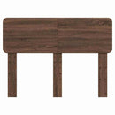 vidaXL Fejtámla fejtámlával Barna Tölgy 135 cm Faanyag