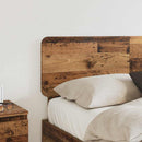 vidaXL Fejtámla fejtámlával Öreg fa 135 cm Faanyag