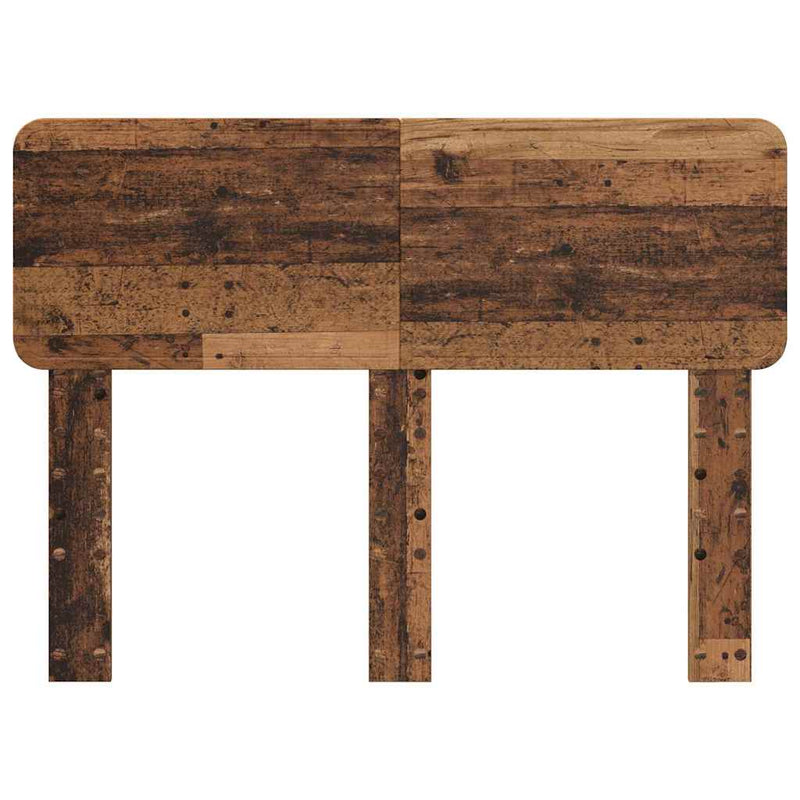 vidaXL Fejtámla fejtámlával Öreg fa 135 cm Faanyag