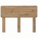 vidaXL Fejtámla fejtámlával Artisan tölgy 135 cm Faanyag