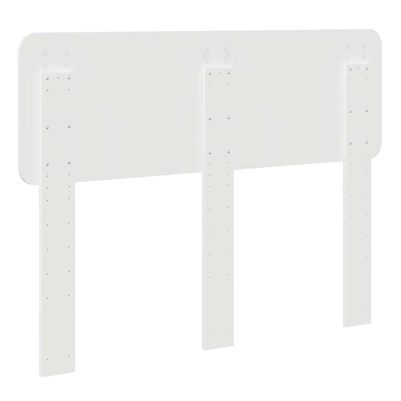 vidaXL Fejtámla fejtámlával Fehér 120 cm Faanyag