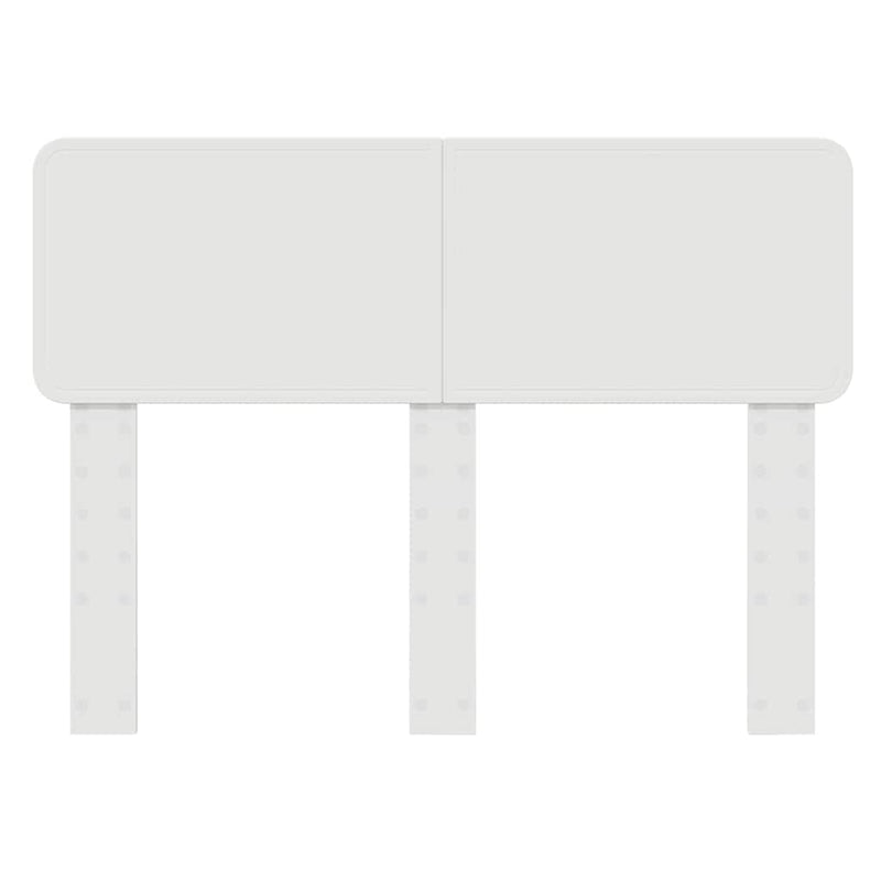 vidaXL Fejtámla fejtámlával Fehér 120 cm Faanyag