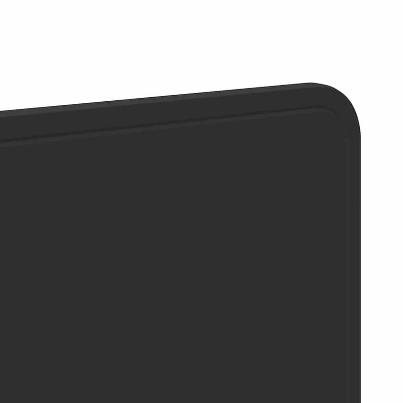 vidaXL Fejtámla fejtámlával Fekete tölgy 120 cm Faanyag