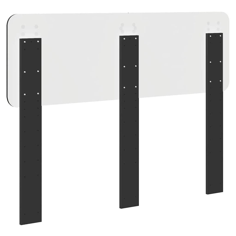 vidaXL Fejtámla fejtámlával Fekete tölgy 120 cm Faanyag