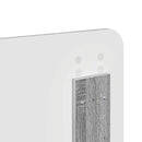 vidaXL Fejtámla fejtámlával Szürke Sonoma 120 cm Faanyag