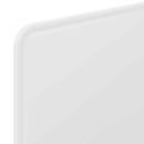 vidaXL Fejtámla fejtámlával Fehér 100 cm Faanyag