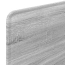 vidaXL Fejtámla fejtámlával Szürke Sonoma 100 cm Faanyag