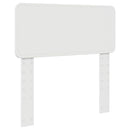 vidaXL Fejtámla fejtámlával Fehér 90 cm Faanyag