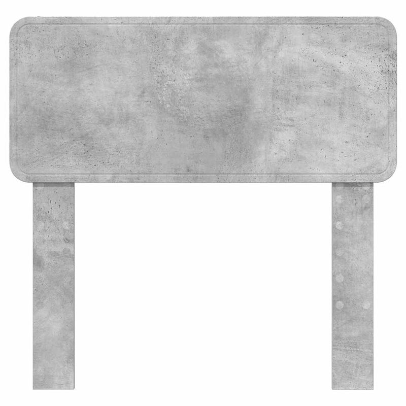 vidaXL Fejtámla fejtámlával Beton Szürke 90 cm Faanyag