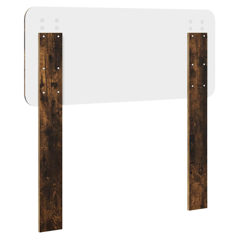 vidaXL Fejtámla fejtámlával Füstölt tölgy 90 cm Faanyag