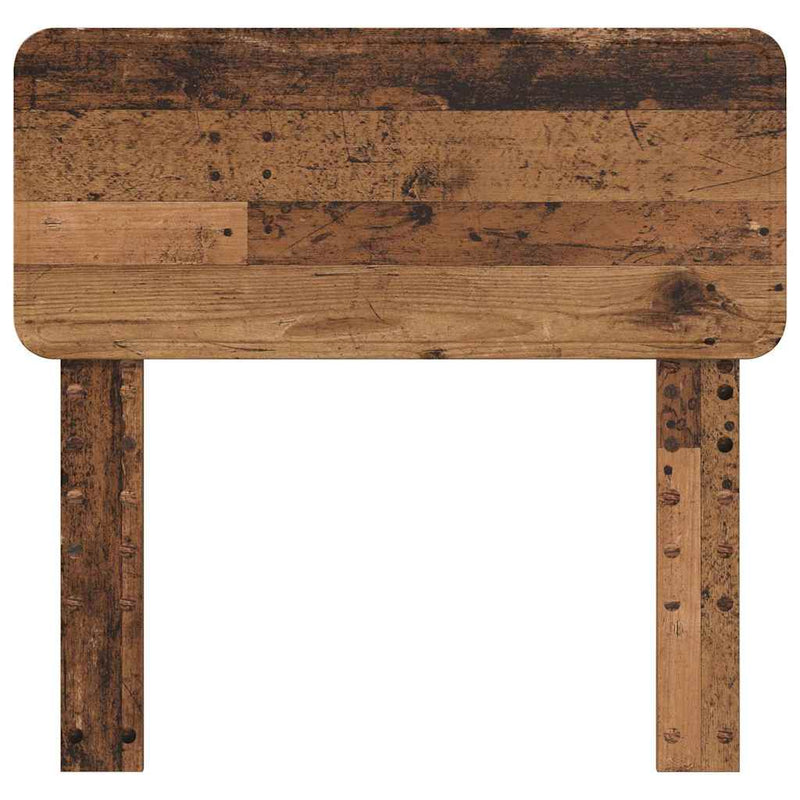 vidaXL Fejtámla fejtámlával Öreg fa 80 cm Faanyag