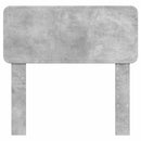 vidaXL Fejtámla fejtámlával Beton Szürke 75 cm Faanyag