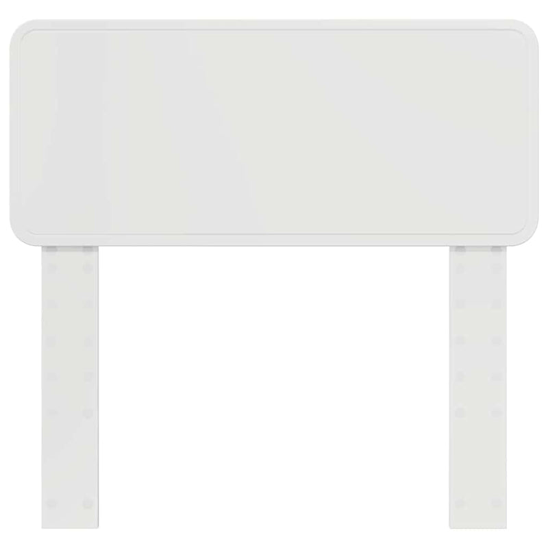 vidaXL Fejtámla fejtámlával Fényes Fehér 75 cm Faanyag