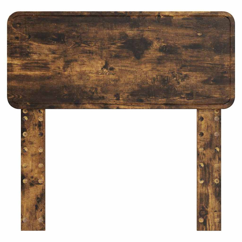 vidaXL Fejtámla fejtámlával Füstölt tölgy 75 cm Faanyag