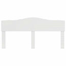 vidaXL Fejtámla fejtámlával Fehér 200 cm Faanyag