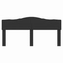 vidaXL Fejtámla fejtámlával Fekete tölgy 200 cm Faanyag