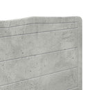 vidaXL Fejtámla Beton Szürke Faanyag