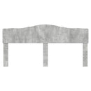 vidaXL Fejtámla fejtámlával Beton Szürke 200 cm Faanyag