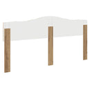 vidaXL Fejtámla fejtámlával Artisan tölgy 200 cm Faanyag