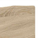 vidaXL Fejtámla fejtámlával Sonoma tölgy 180 cm Faanyag