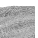 vidaXL Fejtámla fejtámlával Szürke Sonoma 180 cm Faanyag