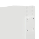 vidaXL Fejtámla fejtámlával Fehér 160 cm Faanyag