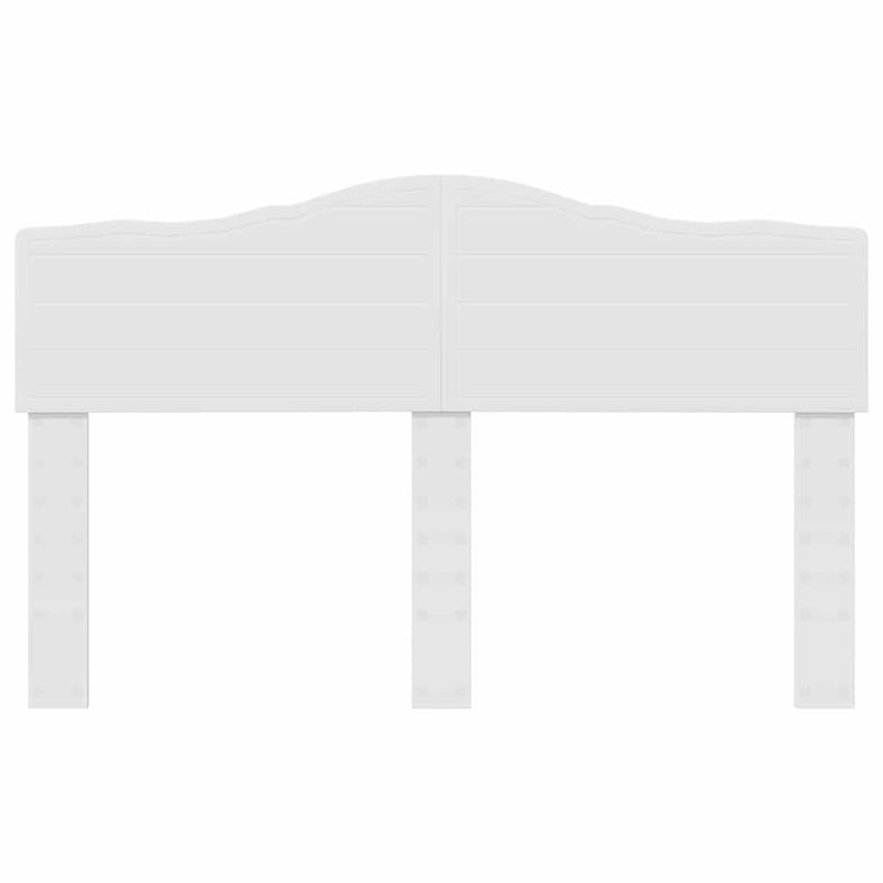 vidaXL Fejtámla fejtámlával Fehér 160 cm Faanyag