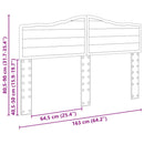 vidaXL Fejtámla fejtámlával Fehér 160 cm Faanyag