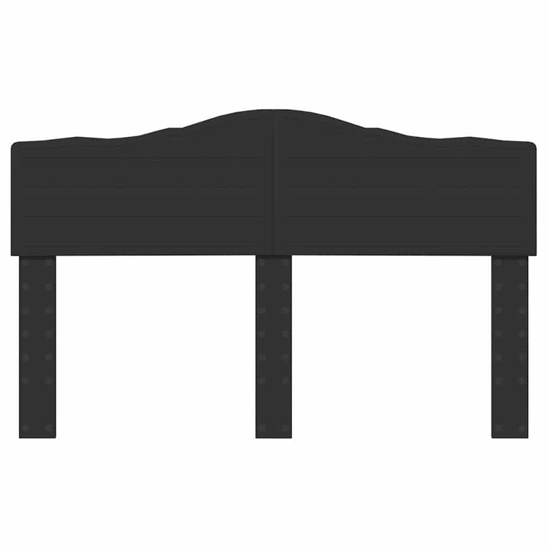 vidaXL Fejtámla fejtámlával Fekete tölgy 160 cm Faanyag