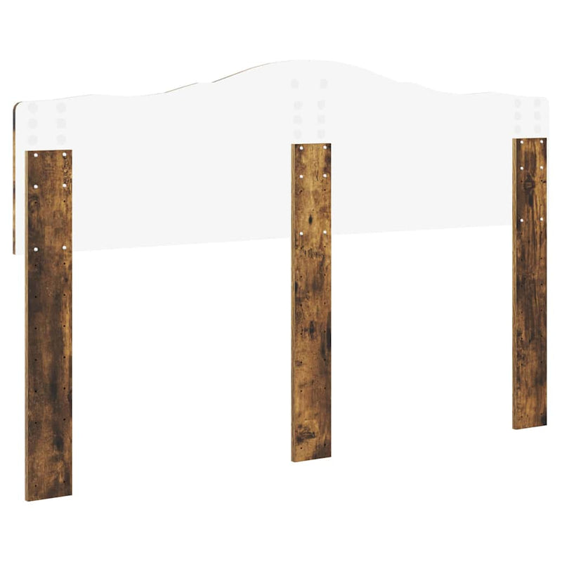 vidaXL Fejtámla fejtámlával Füstölt tölgy 160 cm Faanyag