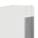 vidaXL Fejtámla fejtámlával Szürke Sonoma 150 cm Faanyag