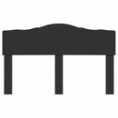 vidaXL Fejtámla fejtámlával Fekete tölgy 140 cm Faanyag