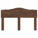 vidaXL Fejtámla fejtámlával Barna Tölgy 140 cm Faanyag