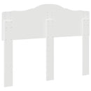 vidaXL Fejtámla fejtámlával Fehér 135 cm Faanyag