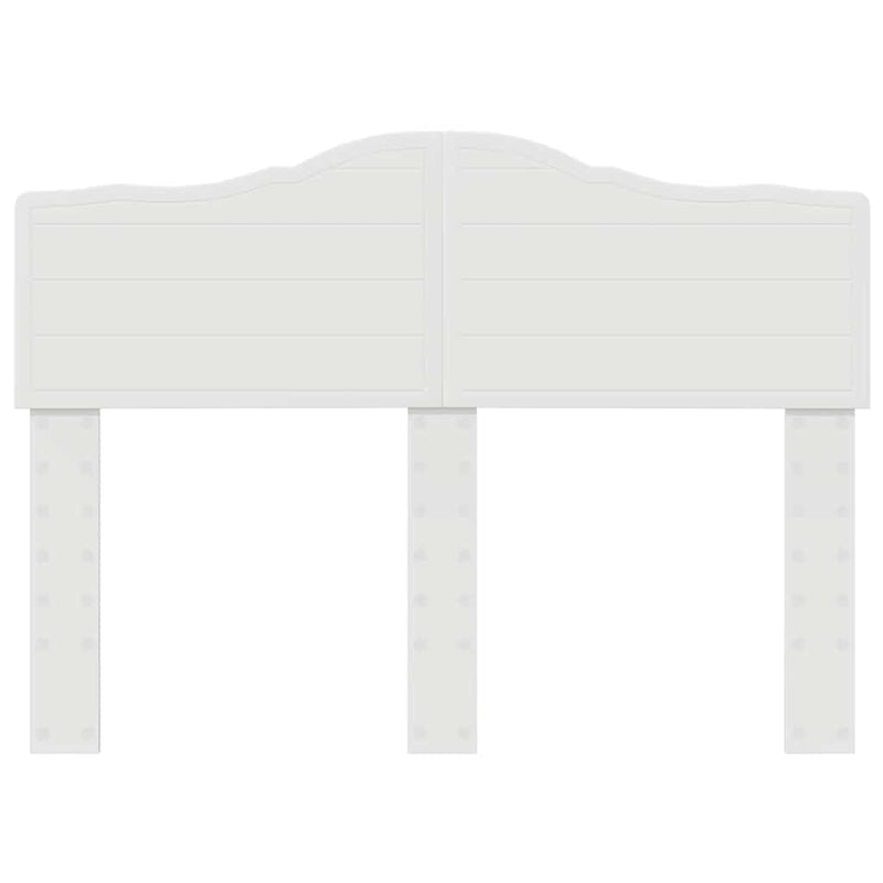 vidaXL Fejtámla fejtámlával Fehér 135 cm Faanyag