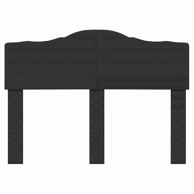 vidaXL Fejtámla fejtámlával Fekete tölgy 135 cm Faanyag