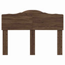 vidaXL Fejtámla fejtámlával Barna Tölgy 135 cm Faanyag