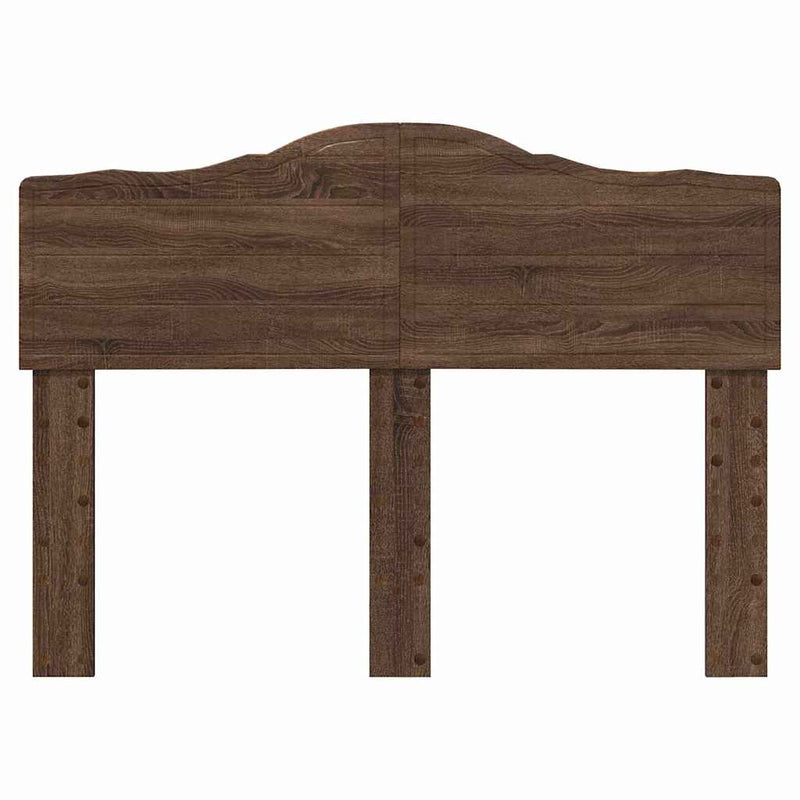 vidaXL Fejtámla fejtámlával Barna Tölgy 135 cm Faanyag