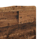 vidaXL Fejtámla fejtámlával Öreg fa 135 cm Faanyag