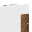 vidaXL Fejtámla fejtámlával Öreg fa 135 cm Faanyag